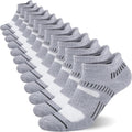Ankle Socks Athletic Cushioned Breathable Low Cut Tab with Arch Support - 6