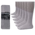 18 Pairs Men's Grey Tube Socks Over The Calf Sport Cotton Socks Big &Tall
