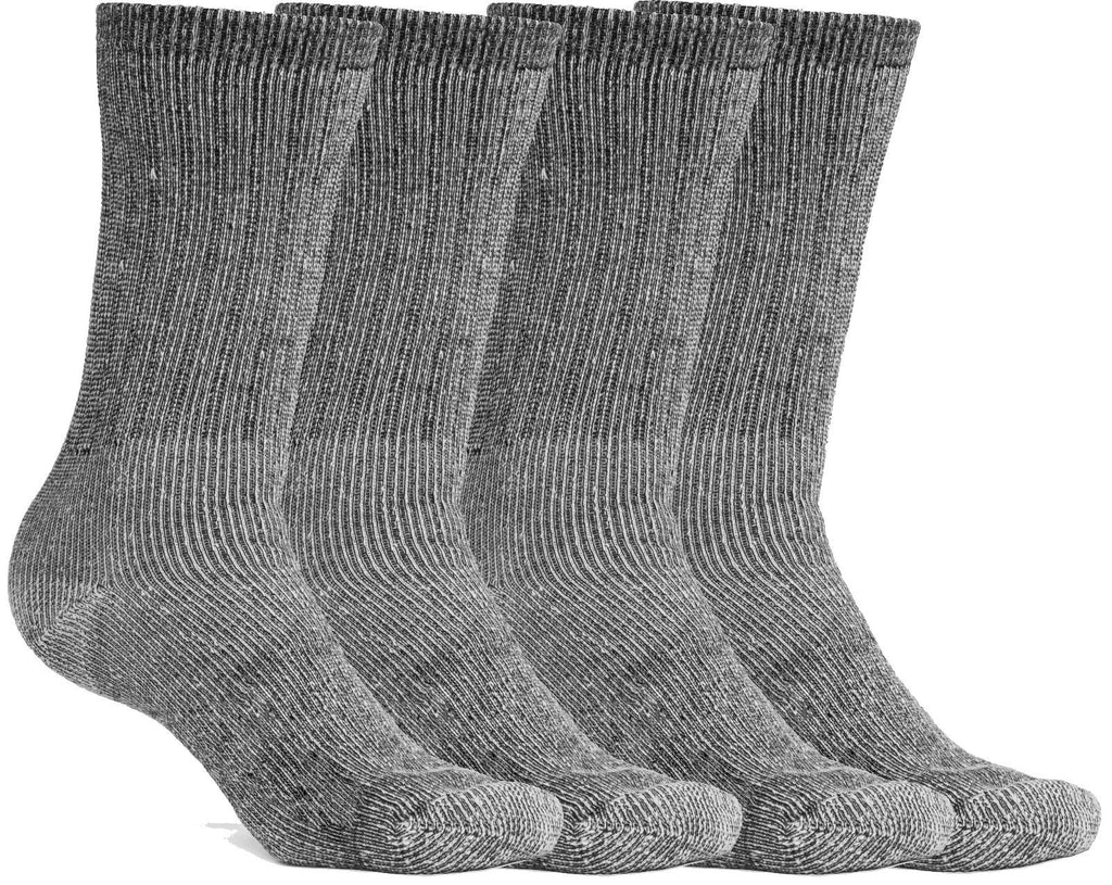 Wool Socks Thermal Warm Men Women Children Hiking Crew Socks 4 pairs